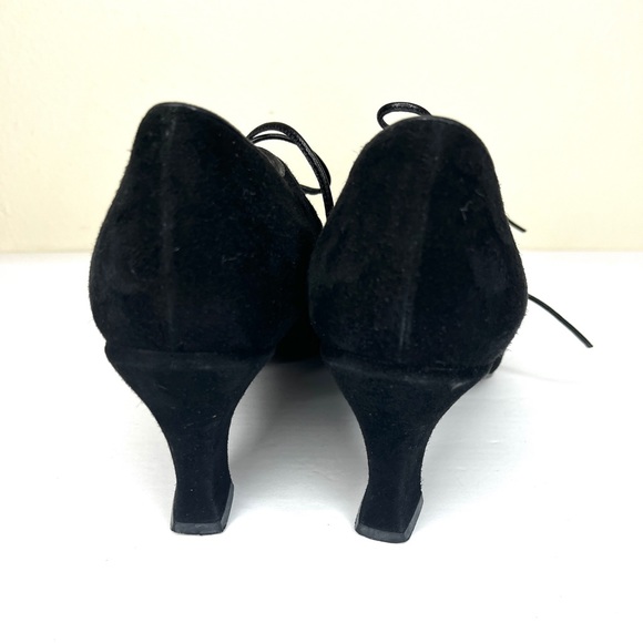 Ombeline Black Lace Up Shoes Size 7 - Picture 5 of 6